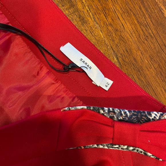 Sarar red Skirt Size 10 new - Picture 3 of 6